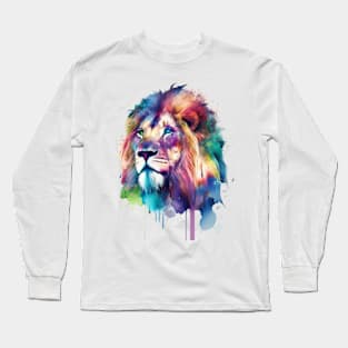 Colorful Lion #2 Long Sleeve T-Shirt